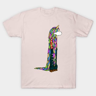 Long mane unicorn T-Shirt